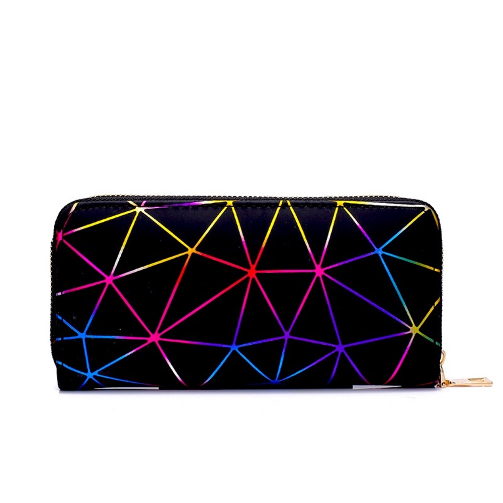Geometric kaiya long wallet